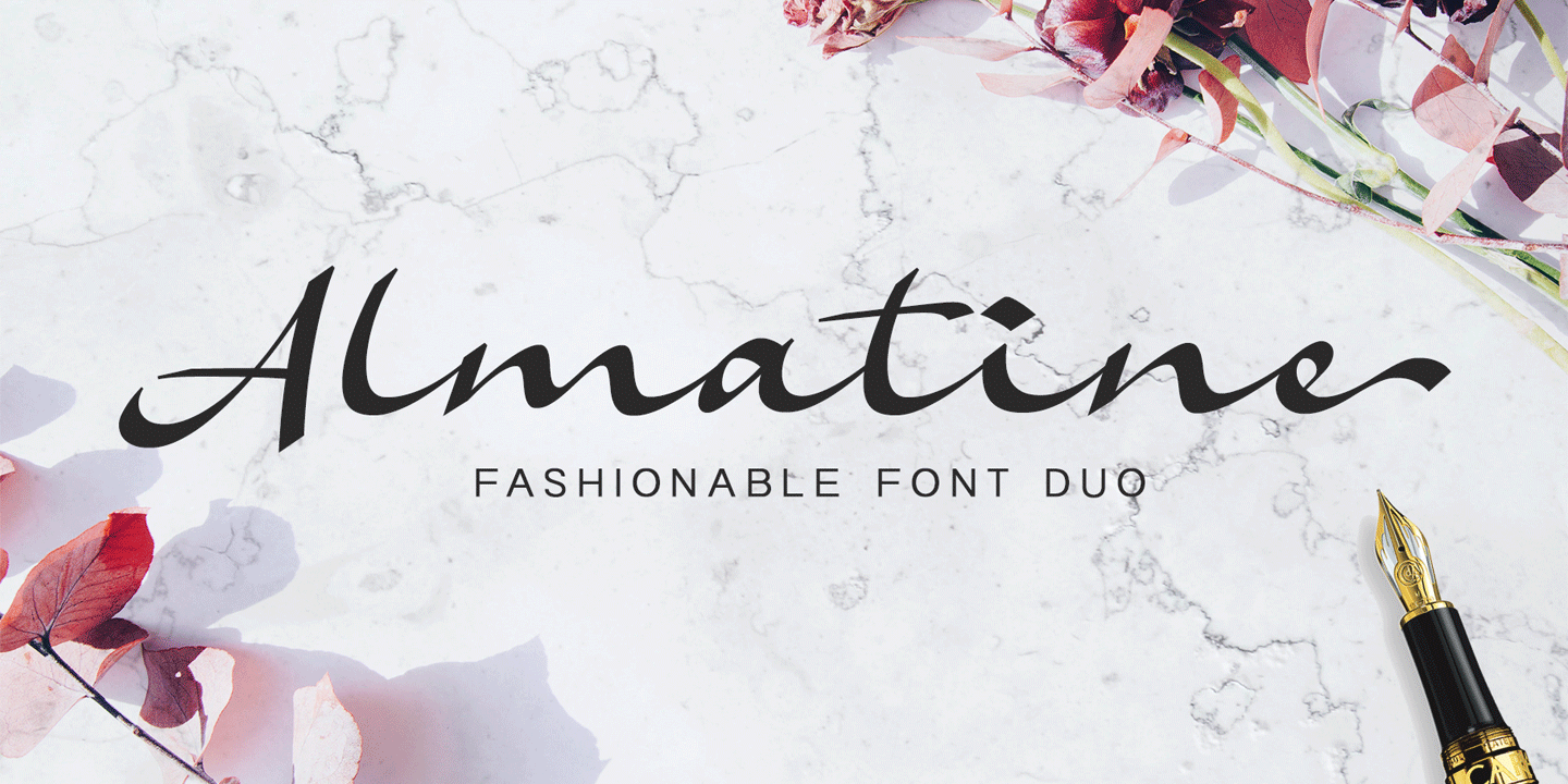 Font Almatine